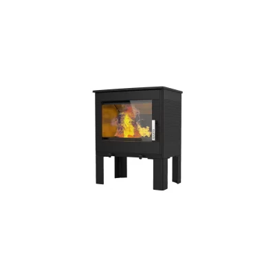 SUPRA  - po&ecirc;le &agrave; bois fonte 8.7kw noir fr9016140b - od&eacute;lya