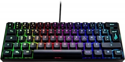 VERBATIM SureFire KingPin M1 - clavier - 60% - AZERTY - Fran&ccedil;ais