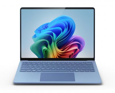 MICROSOFT Surface Laptop, Copilot+ PC - 13,8 pouces, Snapdragon X Elite, Saphir, 16 Go de RAM, SSD de 512 Go