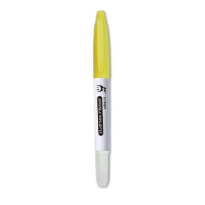 A PLUS Surligneur Jaune 2 en 1 Effa&ccedil;able