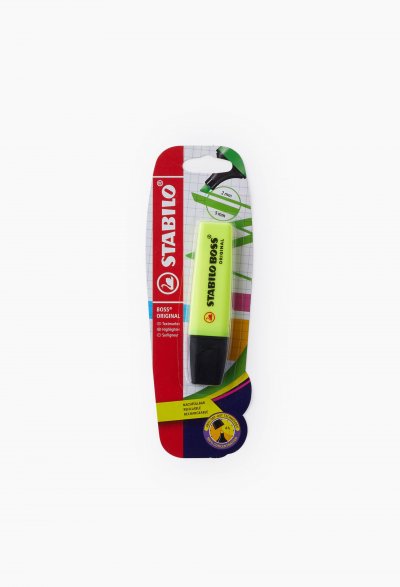 STABILO Surligneur  Boss Original Bleu (Sous Blister) 25 Unit&eacute;(S)