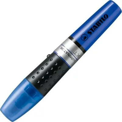 STABILO Surligneur  Luminator - pointe biseaut&eacute;e - encre liquide - bleu
