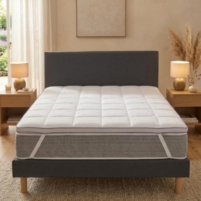 RESTBULLE Surmatelas de confort moelleux de 7 cm d'&eacute;paisseur