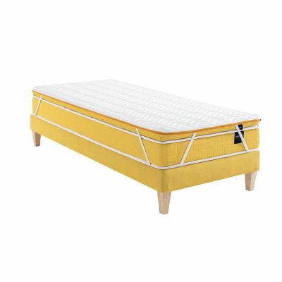 SOMEO Surmatelas mousse confort  S55 70x190 - Blanc