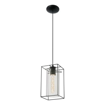 BUT Suspension 1L Loncino Noir E27 60W EGLO