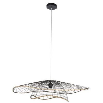 COREP Suspension 1x e27 m&eacute;tal noir  Lanka double XXL D.80 cm