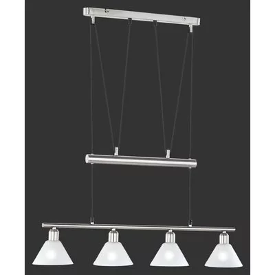 TRIO Suspension 4 Lumi&egrave;res Up and Down Stamina Nickel L80 cm  Lighting