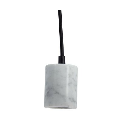 XANLITE Suspension &agrave; douille en marbre blanc, culot E27 - SDM01EW - 