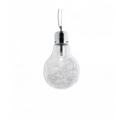 GENERIQUE Suspension Aluminium luce max 1 ampoule - Transparent