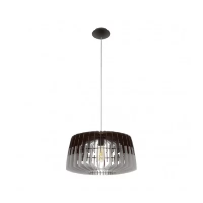 EGLO Suspension ARTANA 1 ampoule nickel satin&eacute; Diam&egrave;tre 48 Cm