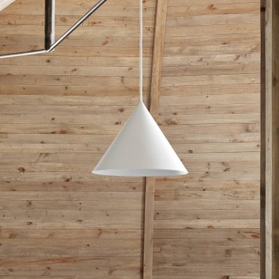 FRANDSEN Suspension Benjamin XL m&eacute;tal blanc / &Oslash; 46 x H 35 cm - 