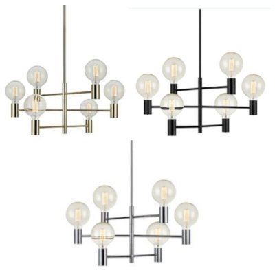MARKSLOJD Suspension CAPITAL Noir 6 ampoules