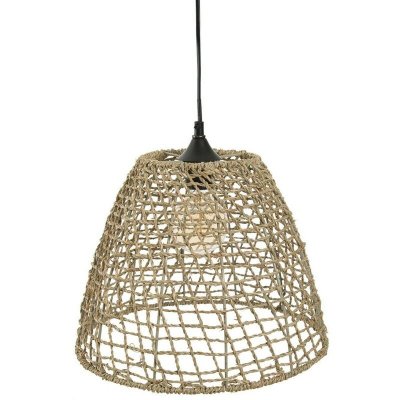 ATMOSPHERA Suspension c&ocirc;ne en rotin D33 cm