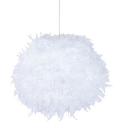 COREP Suspension  Kokot En Plumes V&eacute;ritables Blanc E27 - blanc