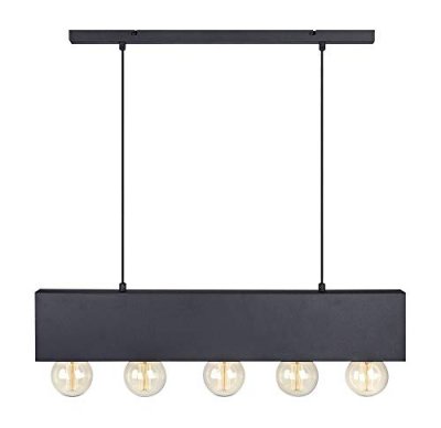 MARKSLöJD Suspension COUTURE Noir 5 ampoules