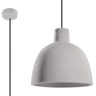 SOLLUX LIGHTING Suspension DAMASO E27 LED Moderne Loft Boho Design Couloir - Blanc