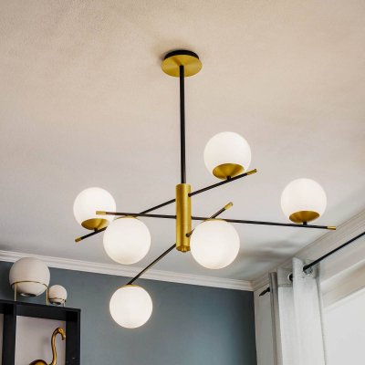 MAYTONI Suspension design en verre et m&eacute;tal Nostalgie - 