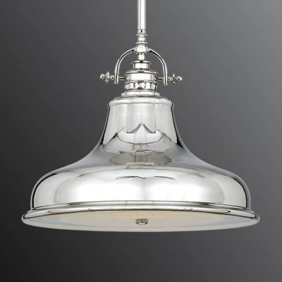 QUOIZEL Suspension Emery, argent, moyenne