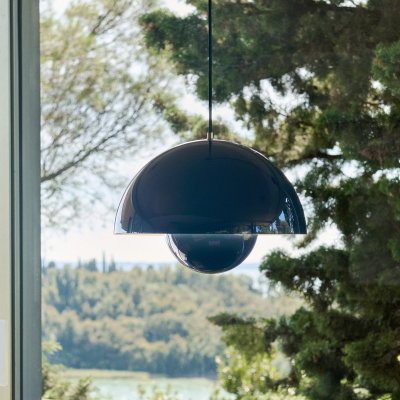 &TRADITION Suspension en acier bleu acier 37cm Flowerpot VP7 - 