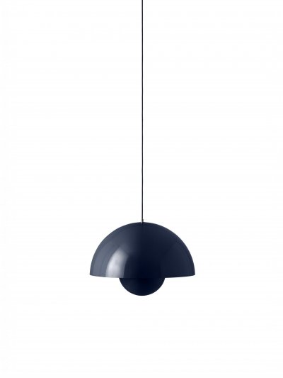 &TRADITION Suspension en acier bleu acier 50cm Flowerpot VP2 - 