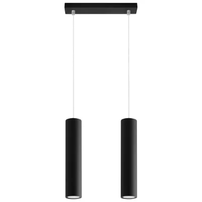 SOLLUX LIGHTING Suspension en acier noir Lagos 2 - Sollux