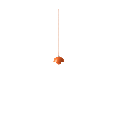 &TRADITION Suspension en acier orange acidul&eacute; 16cm Flowerpot VP10 - 