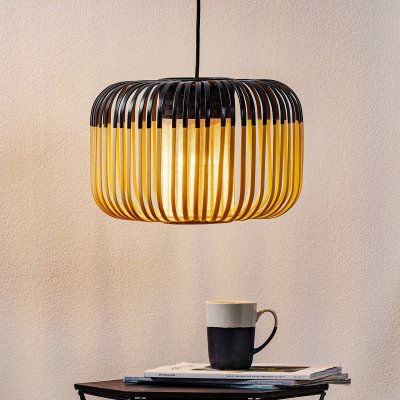 FORESTIER Suspension en bambou noir 35 cm Bamboo Light - 