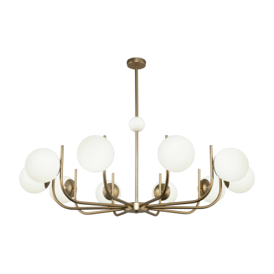 MAYTONI Suspension en m&eacute;tal couleur laiton 116 x 79 cm Rendez-vous - 