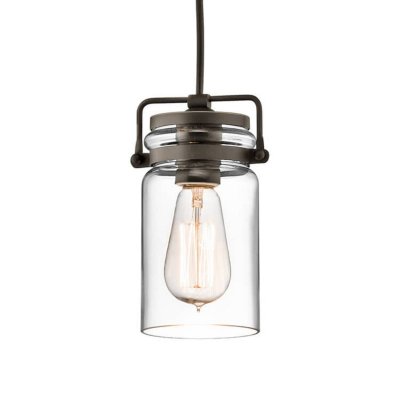 KICHLER Suspension en verre Brinley &agrave; 1 lampe