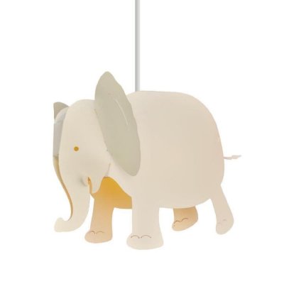 R&M COUDERT Suspension enfant Lampe &eacute;l&eacute;phant ivoire