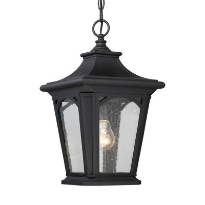 QUOIZEL Suspension ext&eacute;rieure Bedford, noire mystic