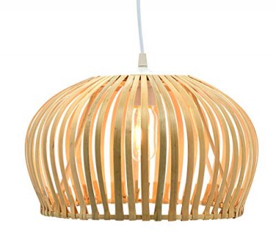 LUSSIOL Suspension FLORAL Bambou - Naturel