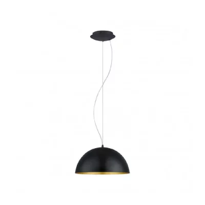EGLO Suspension gaetano 1 1 ampoule noir
