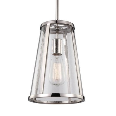 FEISS Suspension Harrow, nickel poli et verre, petite