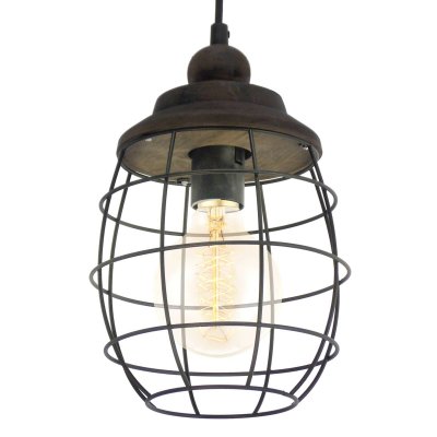 EGLO Suspension lanterne Tendance 2 - Vintage - Brun