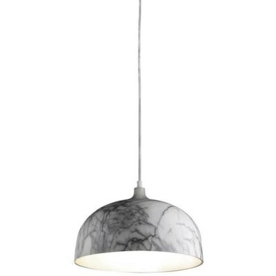  Suspension LED, Contemporain, M&eacute;tal, Effet Marbre, 40W, 30cm x 128.5cm