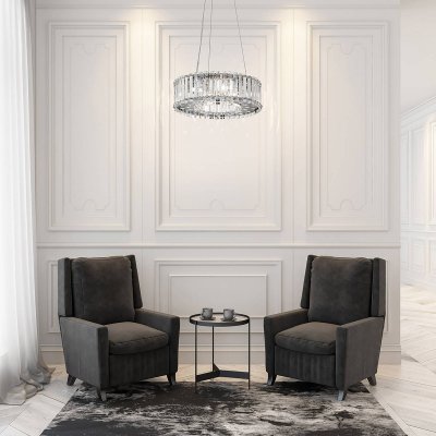 KICHLER Suspension LED Crystal Skye &Oslash; 43,8&nbsp;cm