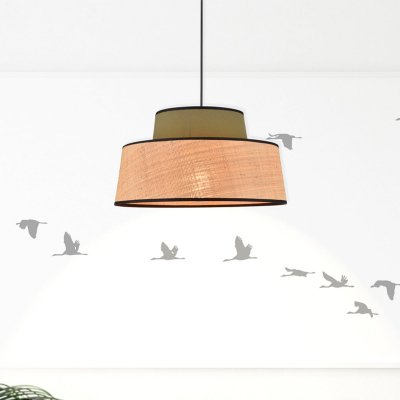COREP Suspension Mallorca coton et raphia kaki &Oslash;38 cm Vert 