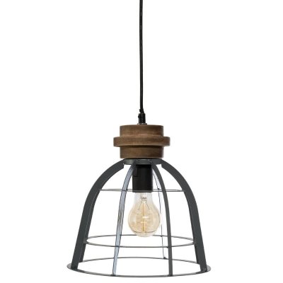 ATMOSPHERA Suspension Metal Berry - Gris - D 25 cm 
