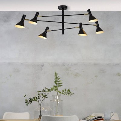 IT S ABOUT ROMI Suspension noire ajustable 6 lampes Izmir - It's about Romi