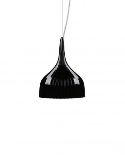 KARTELL Suspension noire opaque 13,5 cm E'- 