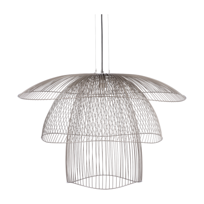 FORESTIER Suspension Papillon Large m&eacute;tal beige / &Oslash; 100 cm - 