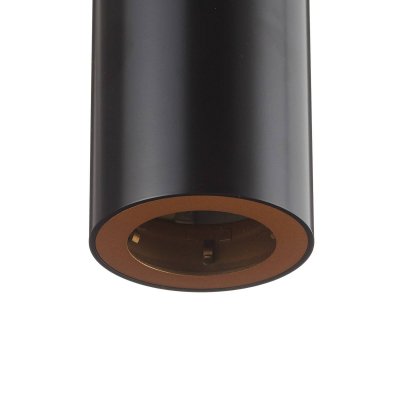 LEDS C4 Suspension Pipe, aluminium, noir et or