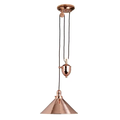 ELSTEAD LIGHTING Suspension Provence max 180 cm, cuivre