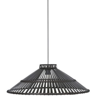 COREP Suspension Rangoon Conique En Bambou Peint Brun