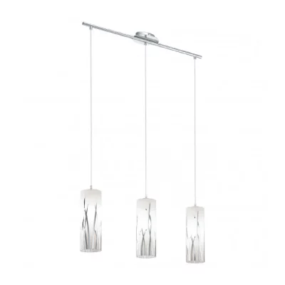 EGLO Suspension RIVATO 3 ampoules chrome