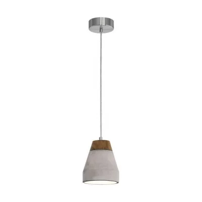 EGLO Suspension ronde b&eacute;ton tarega d15 cm grise