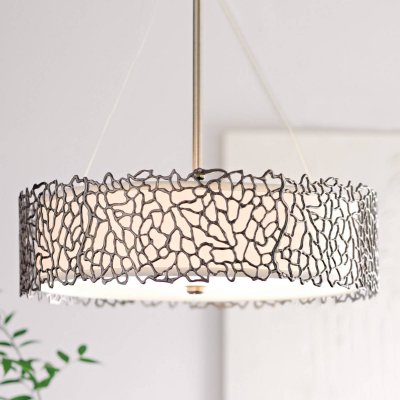 KICHLER Suspension Silver Coral, &eacute;tain, 4 ampoules