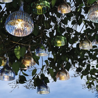 KARTELL Suspension transparente 13,5 cm E' - 