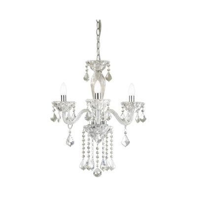 IDEAL LUX Suspension Transparente TIEPOLO 3 ampoules
